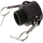 Kamlock-Kupplung (B) R 1-1/2"(AG), Polypropylen