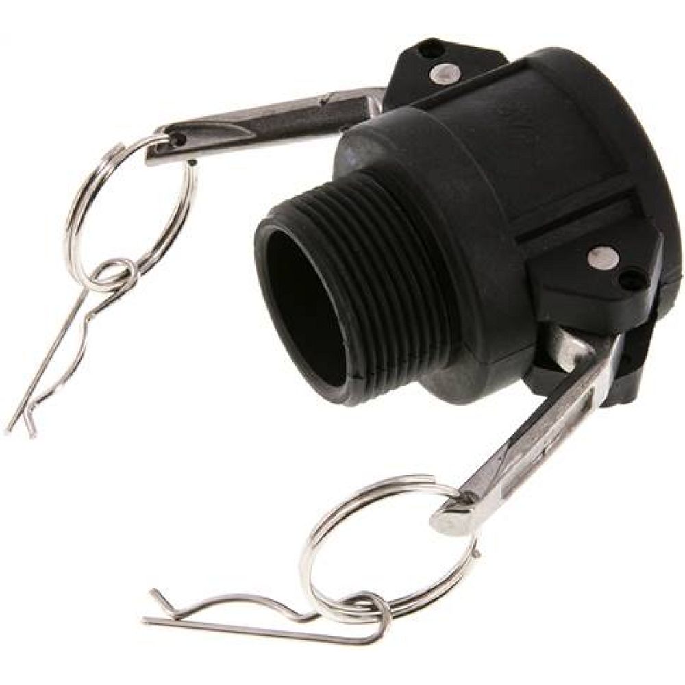 Kamlock-Kupplung (B) R 1-1/4"(AG), Polypropylen