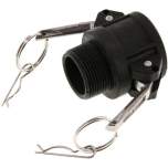 Kamlock-Kupplung (B) R 1-1/4"(AG), Polypropylen