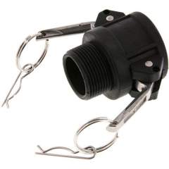 Kamlock-Kupplung (B) R 1-1/4"(AG), Polypropylen