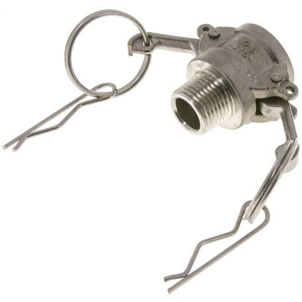 Kamlock-Kupplung (B) NPT 1/2"(AG), Edelstahl (1.4408)