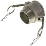 Kamlock-Kupplung (B) NPT 2"(AG), Edelstahl (1.4408)