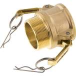 Kamlock-Kupplung (B) R 2"(AG), Messing