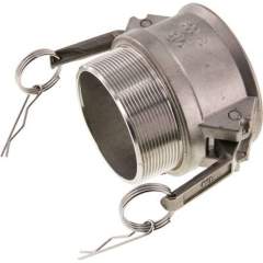 Kamlock-Kupplung (B) R 3"(AG), Edelstahl (1.4408)