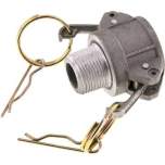 Kamlock-Kupplung (B) R 3/4"(AG), Aluminium