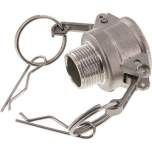 Kamlock-Kupplung (B) R 3/4"(AG), Edelstahl (1.4408)