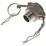 Kamlock-Kupplung (B) NPT 3/4"(AG), Edelstahl (1.4408)