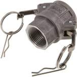 Kamlock-Kupplung (D) Rp 1"(IG), Aluminium