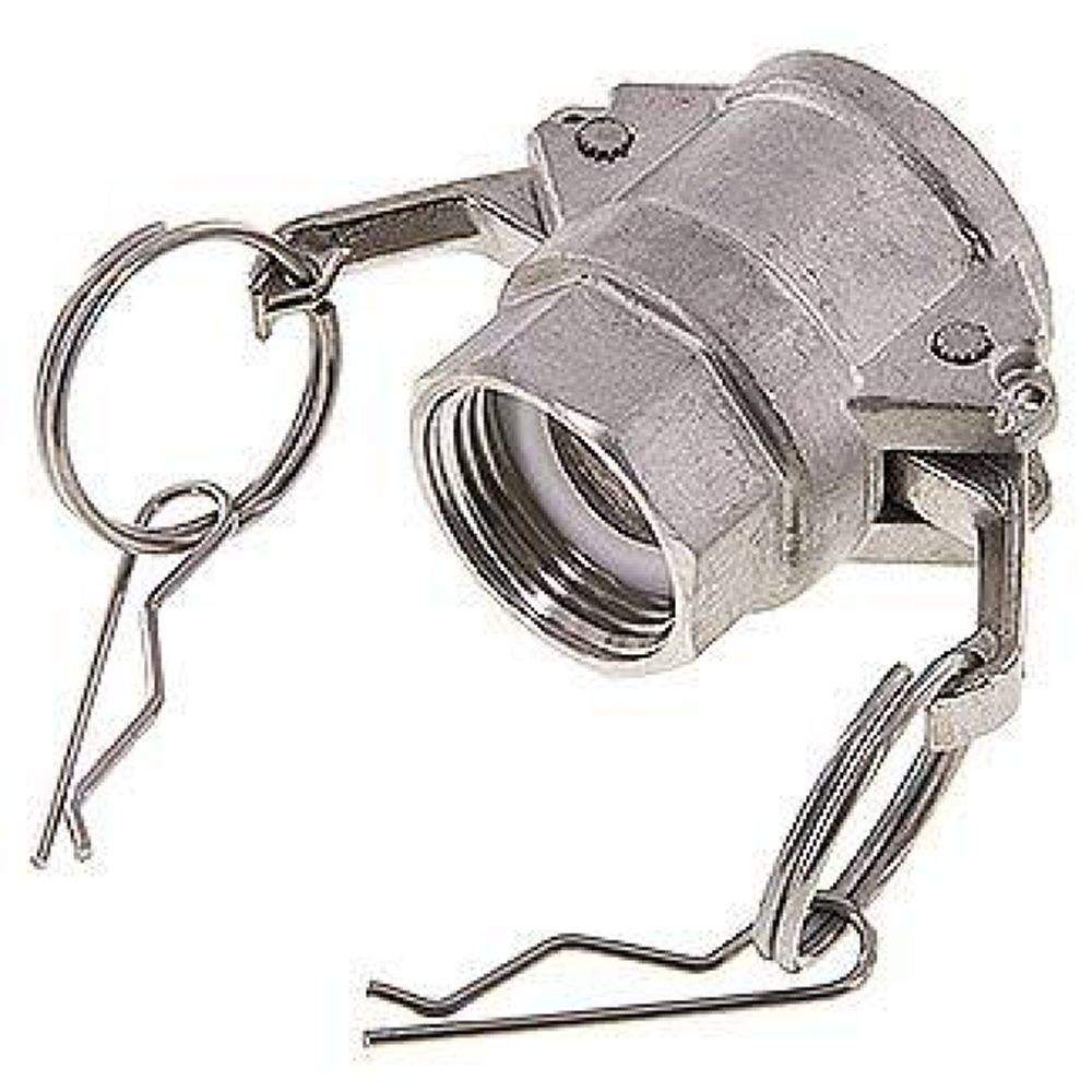 DIN/EN-Kamlock-Kupplung (D/DF) G 1"(IG), Edelstahl (1.4408)