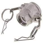 DIN/EN-Kamlock-Kupplung (D/DF) G 1"(IG), Edelstahl (1.4408)