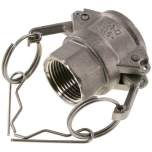 Kamlock-Kupplung (D) NPT 1"(IG), Edelstahl (1.4408)