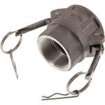 Kamlock-Kupplung (D) Rp 1-1/2"(IG), Aluminium