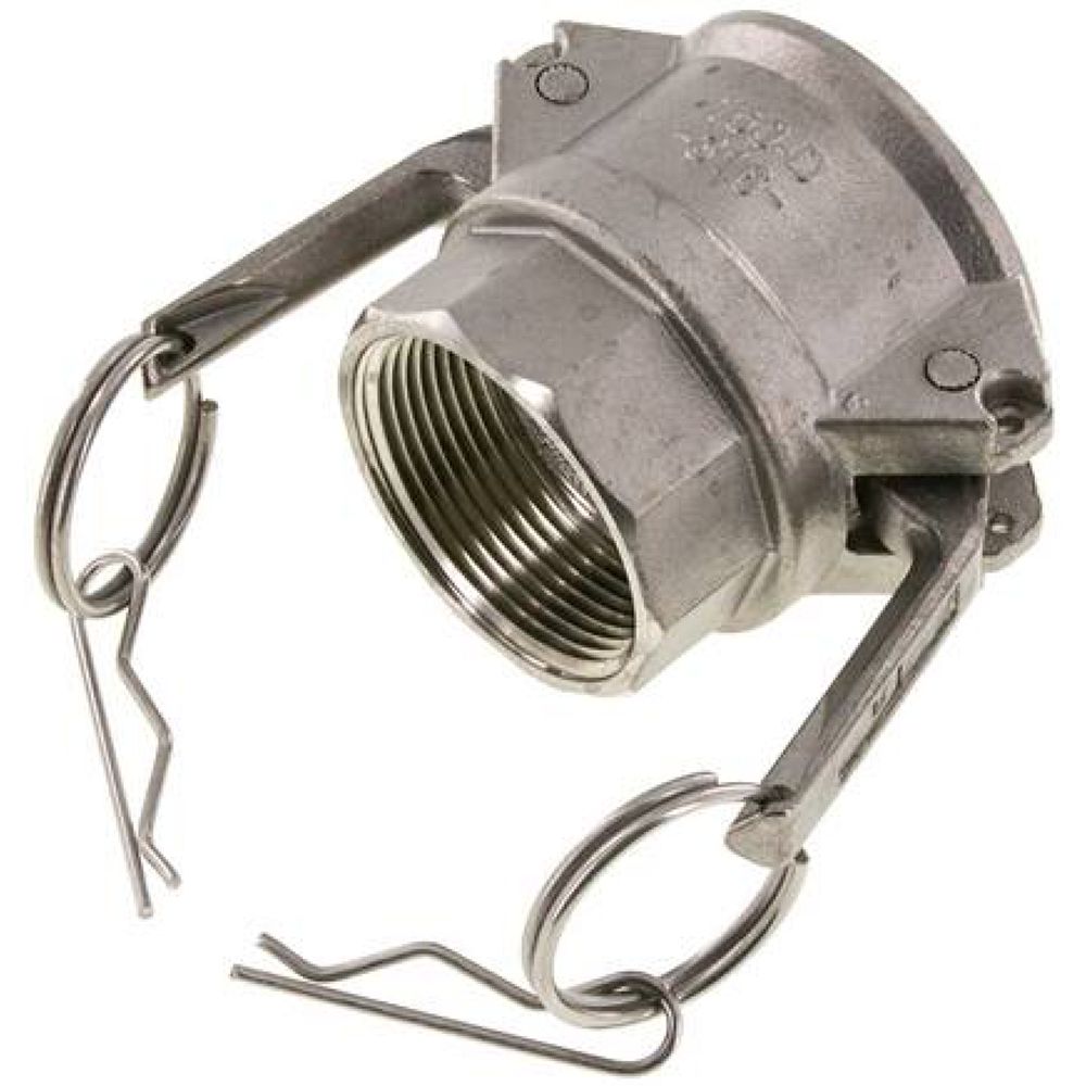 Kamlock-Kupplung (D) NPT 1-1/2"(IG), Edelstahl (1.4408)