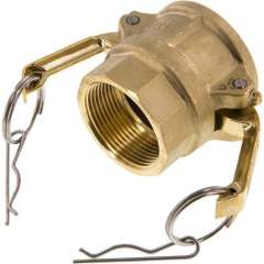 Kamlock-Kupplung (D) Rp 1-1/2"(IG), Messing