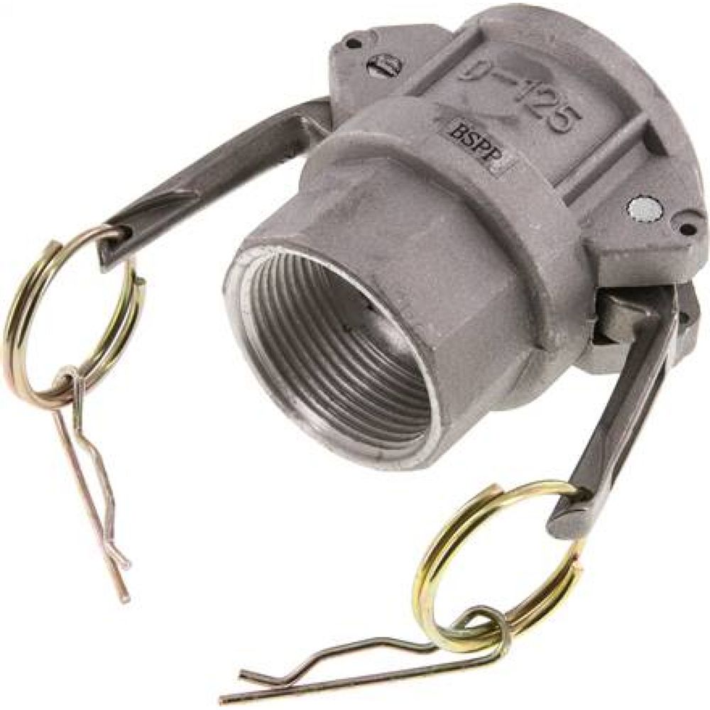 Kamlock-Kupplung (D) Rp 1-1/4"(IG), Aluminium