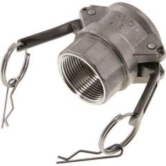 Kamlock-Kupplung (D) Rp 1-1/4"(IG), Edelstahl (1.4408)