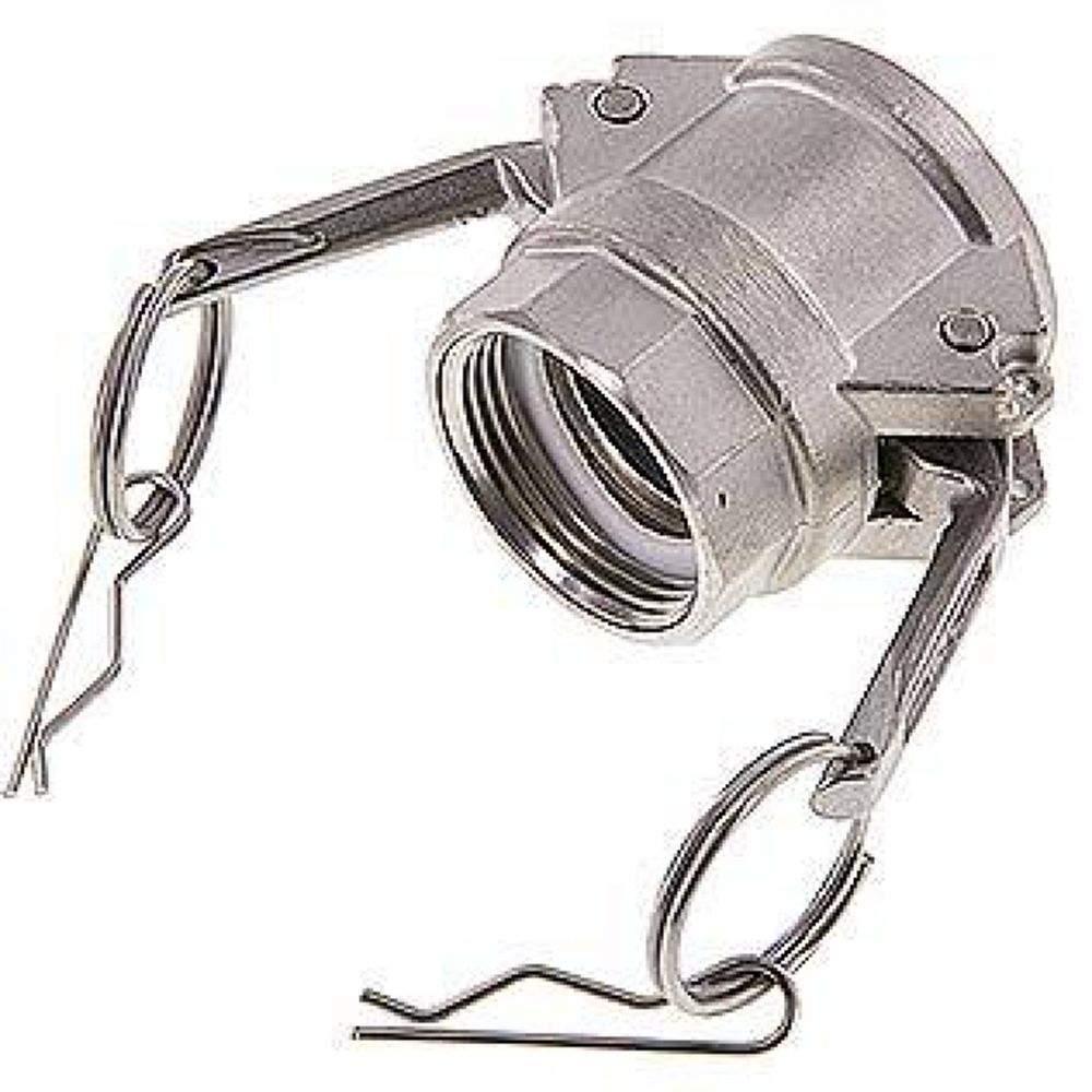 DIN/EN-Kamlock-Kupplung (D/DF) G 1-1/4"(IG), Edelstahl (1.4408)