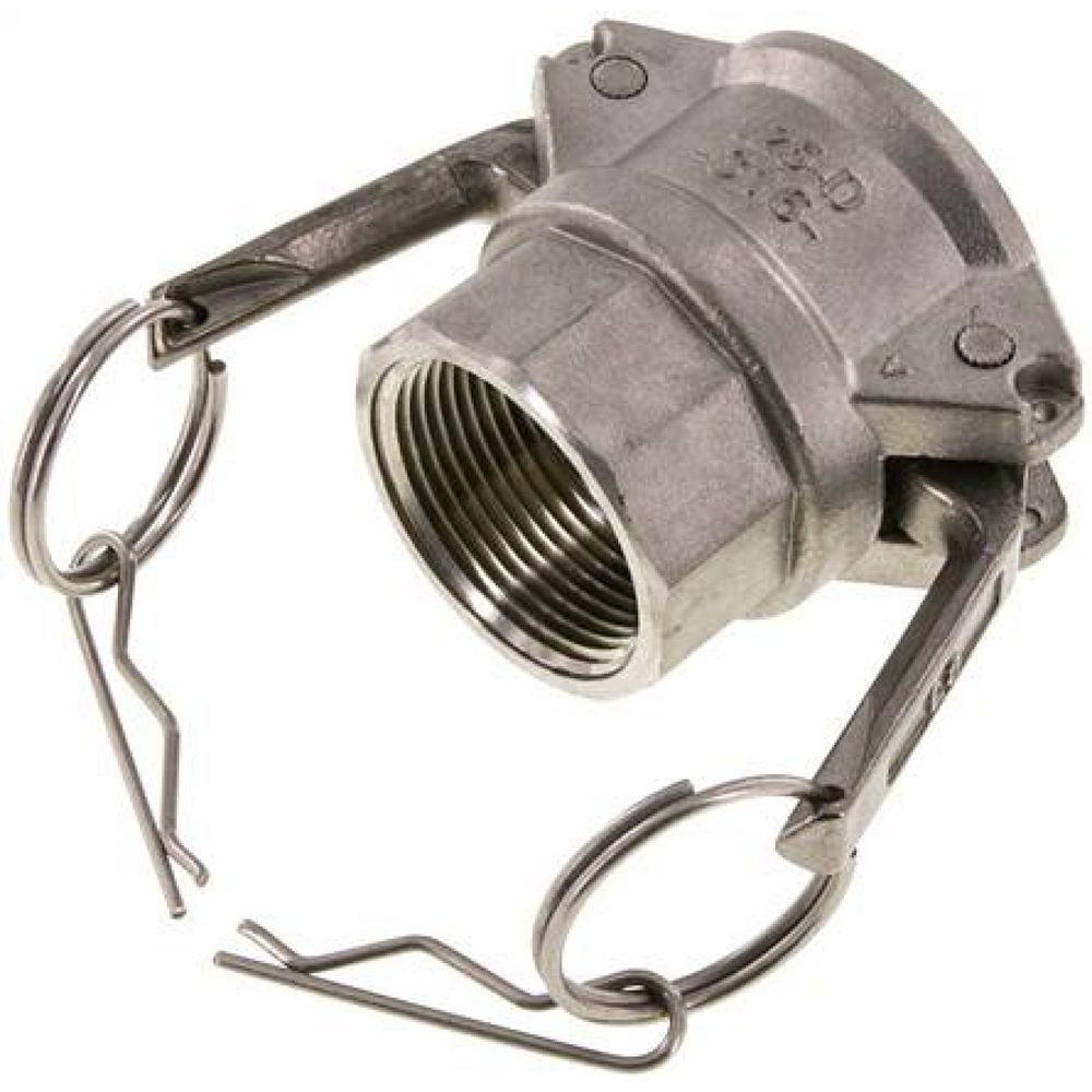 Kamlock-Kupplung (D) NPT 1-1/4"(IG), Edelstahl (1.4408)