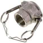 Kamlock-Kupplung (D) NPT 1-1/4"(IG), Edelstahl (1.4408)