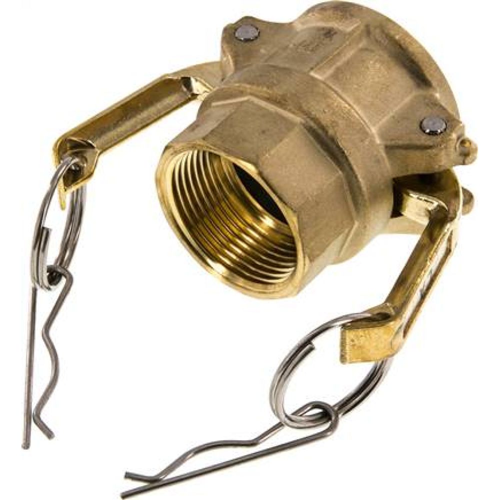 Kamlock-Kupplung (D) Rp 1-1/4"(IG), Messing