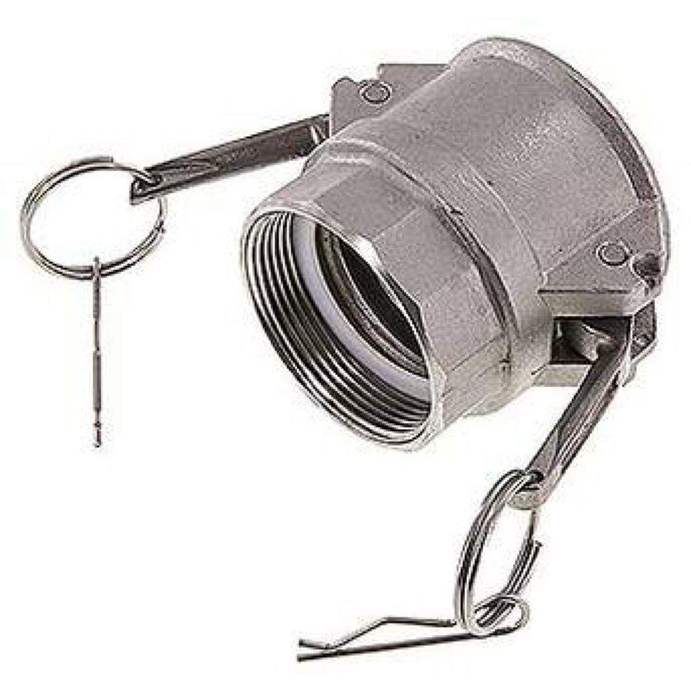 DIN/EN-Kamlock-Kupplung (D/DF) G 2"(IG), Edelstahl (1.4408)