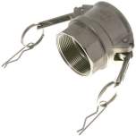 Kamlock-Kupplung (D) NPT 2"(IG), Edelstahl (1.4408)