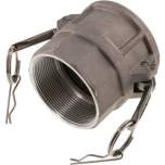 Kamlock-Kupplung (D) Rp 2-1/2"(IG), Aluminium