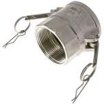 Kamlock-Kupplung (D) NPT 2-1/2"(IG), Edelstahl (1.4408)