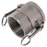 Sicherheits-Kamlock-Kupplung (D) Rp 2-1/2"(IG), Edelstahl (1.4408)