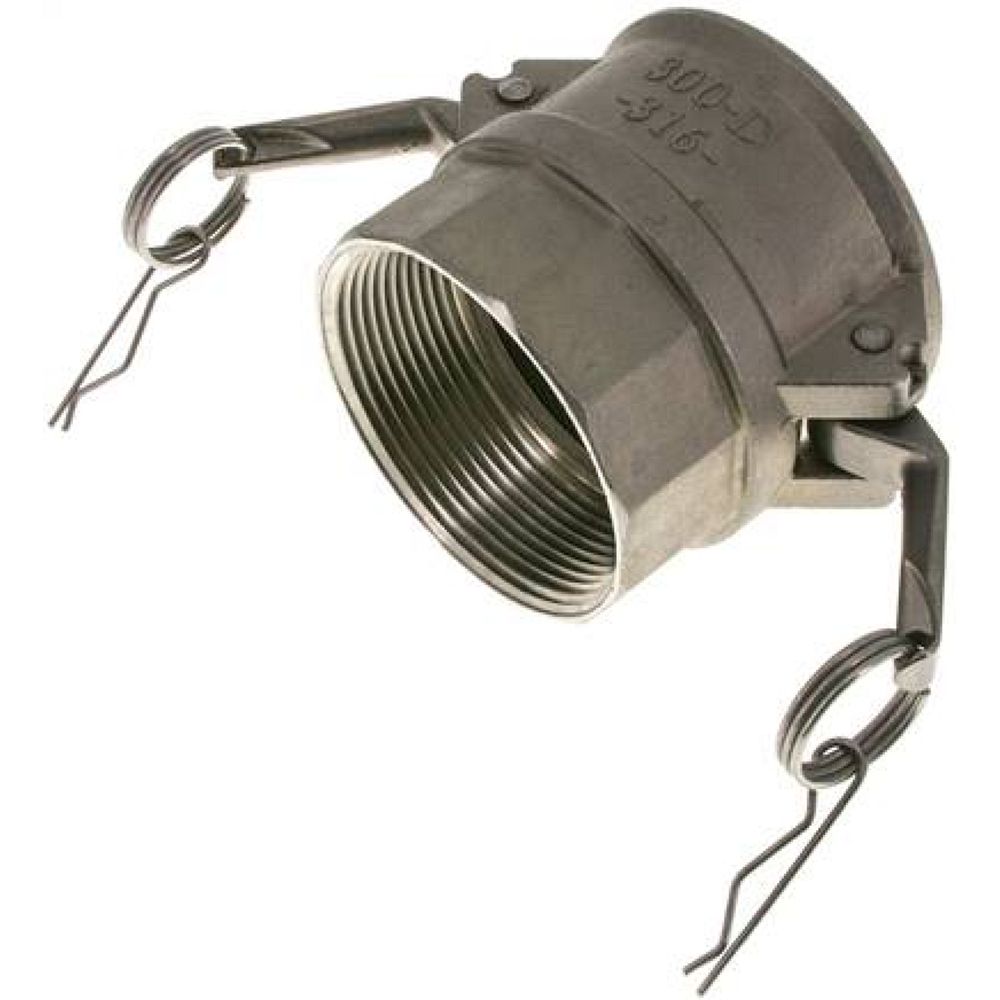 Kamlock-Kupplung (D) NPT 3"(IG), Edelstahl (1.4408)