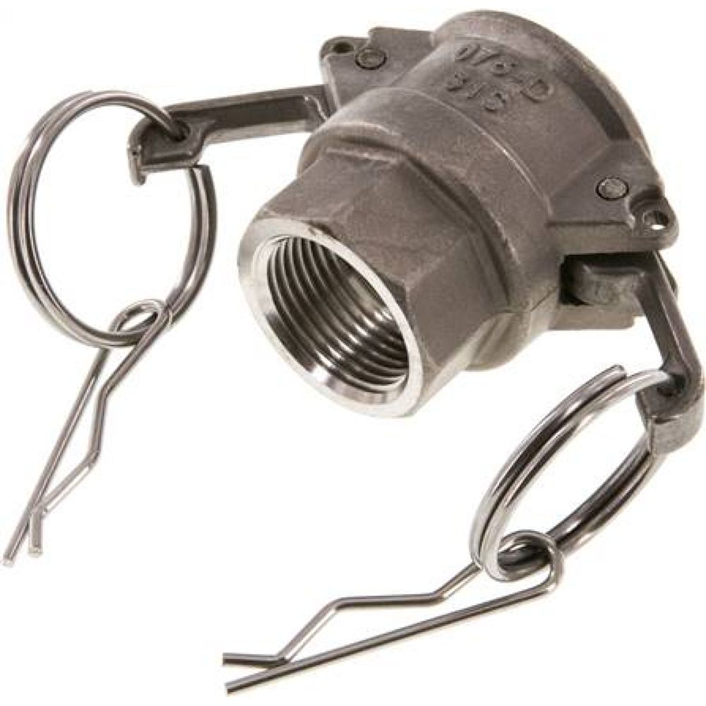 Kamlock-Kupplung (D) Rp 3/4"(IG), Edelstahl (1.4408)