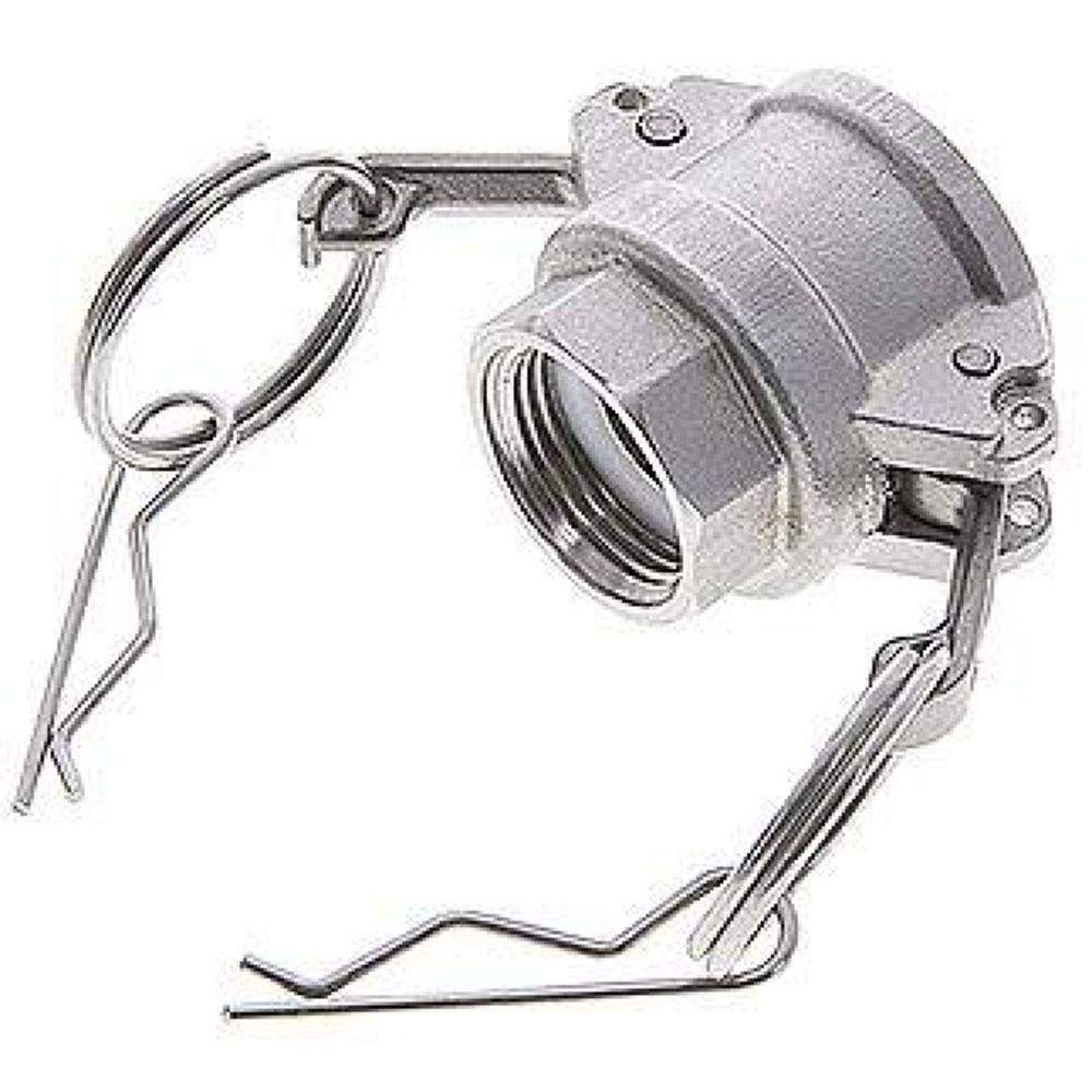 DIN/EN-Kamlock-Kupplung (D/DF) G 3/4"(IG), Edelstahl (1.4408)
