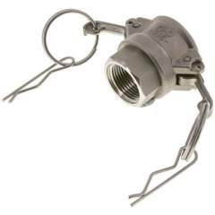 Kamlock-Kupplung (D) NPT 3/4"(IG), Edelstahl (1.4408)