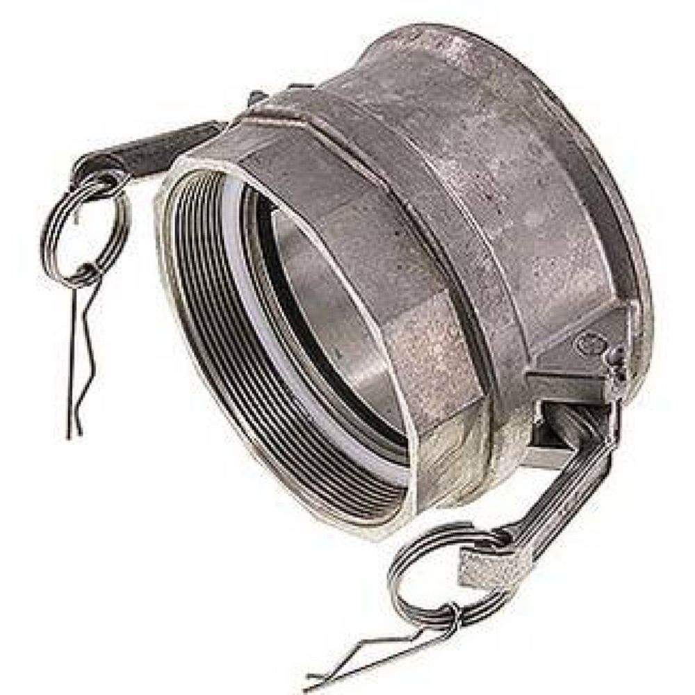 DIN/EN-Kamlock-Kupplung (D/DF) G 4"(IG), Edelstahl (1.4408)