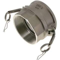 Kamlock-Kupplung (D) NPT 4"(IG), Edelstahl (1.4408)