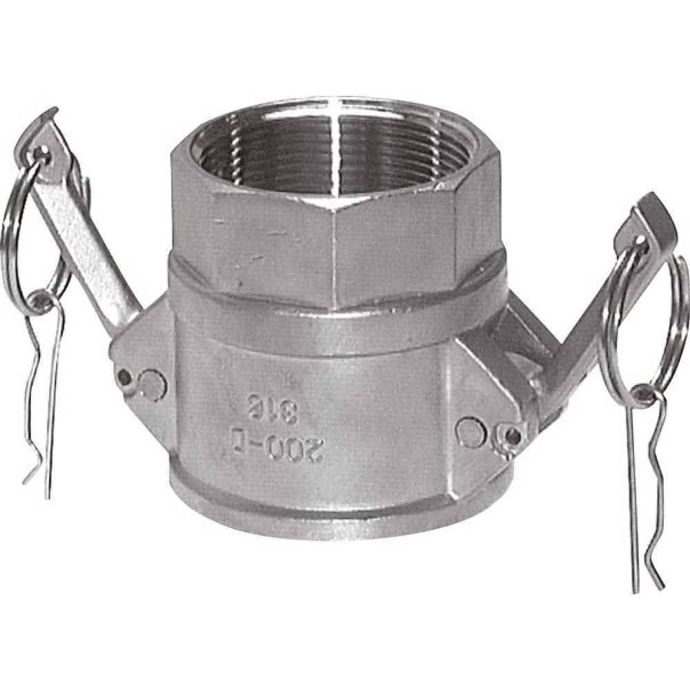 Kamlock-Kupplung (D) Rp 6"(IG), Aluminium