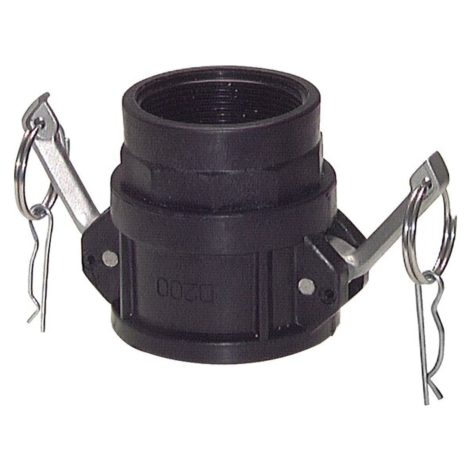 Kamlock-Schnellkupplung nach dem Hebelprinzip, Kupplung, Nennweite DN 90 mm, Polypropylen