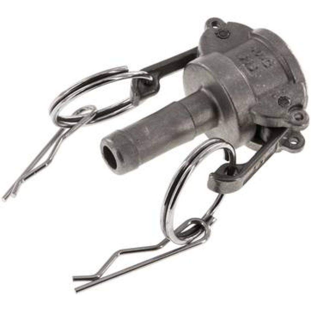 Kamlock-Kupplung (C) 13 (1/2")mm Schlauch, Edelstahl (1.4408)