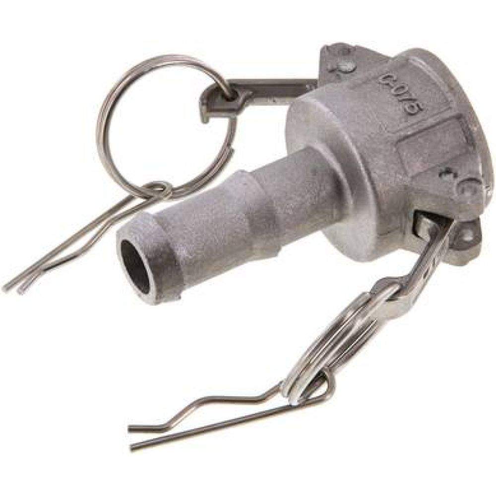 Kamlock-Kupplung (C) 19 (3/4")mm Schlauch, Aluminium