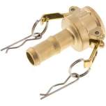 Kamlock-Kupplung (C) 19 (3/4")mm Schlauch, Messing