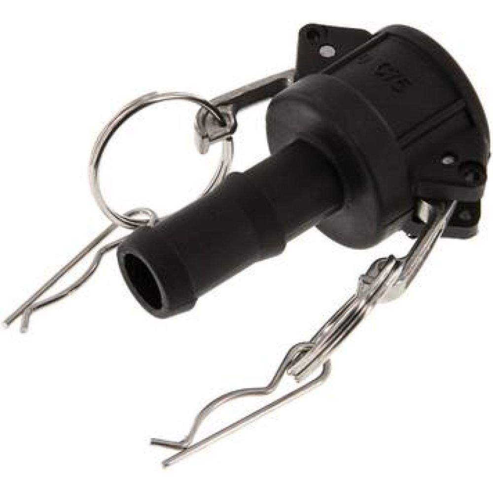 Kamlock-Kupplung (C) 19 (3/4")mm Schlauch, Polypropylen