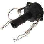 Kamlock-Kupplung (C) 19 (3/4")mm Schlauch, Polypropylen