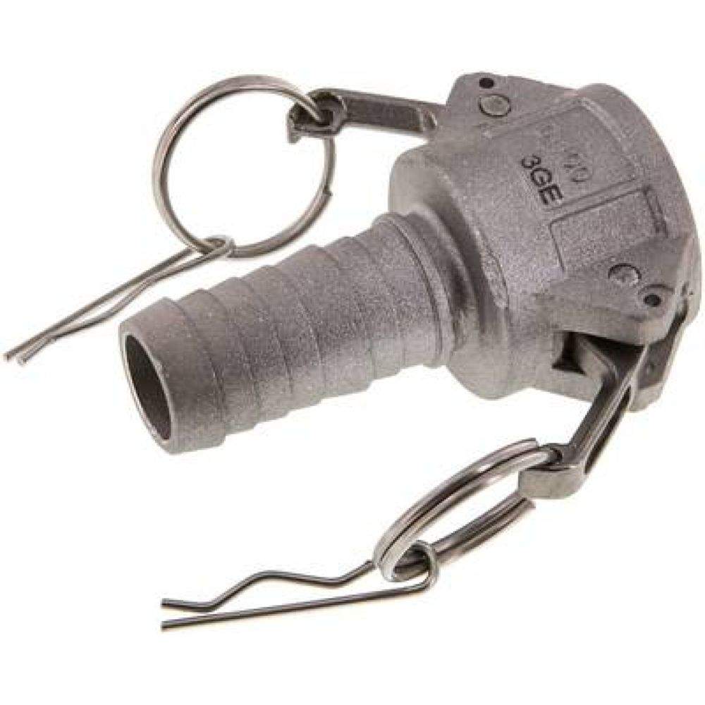 Kamlock-Kupplung (C) 25 (1")mm Schlauch, Aluminium