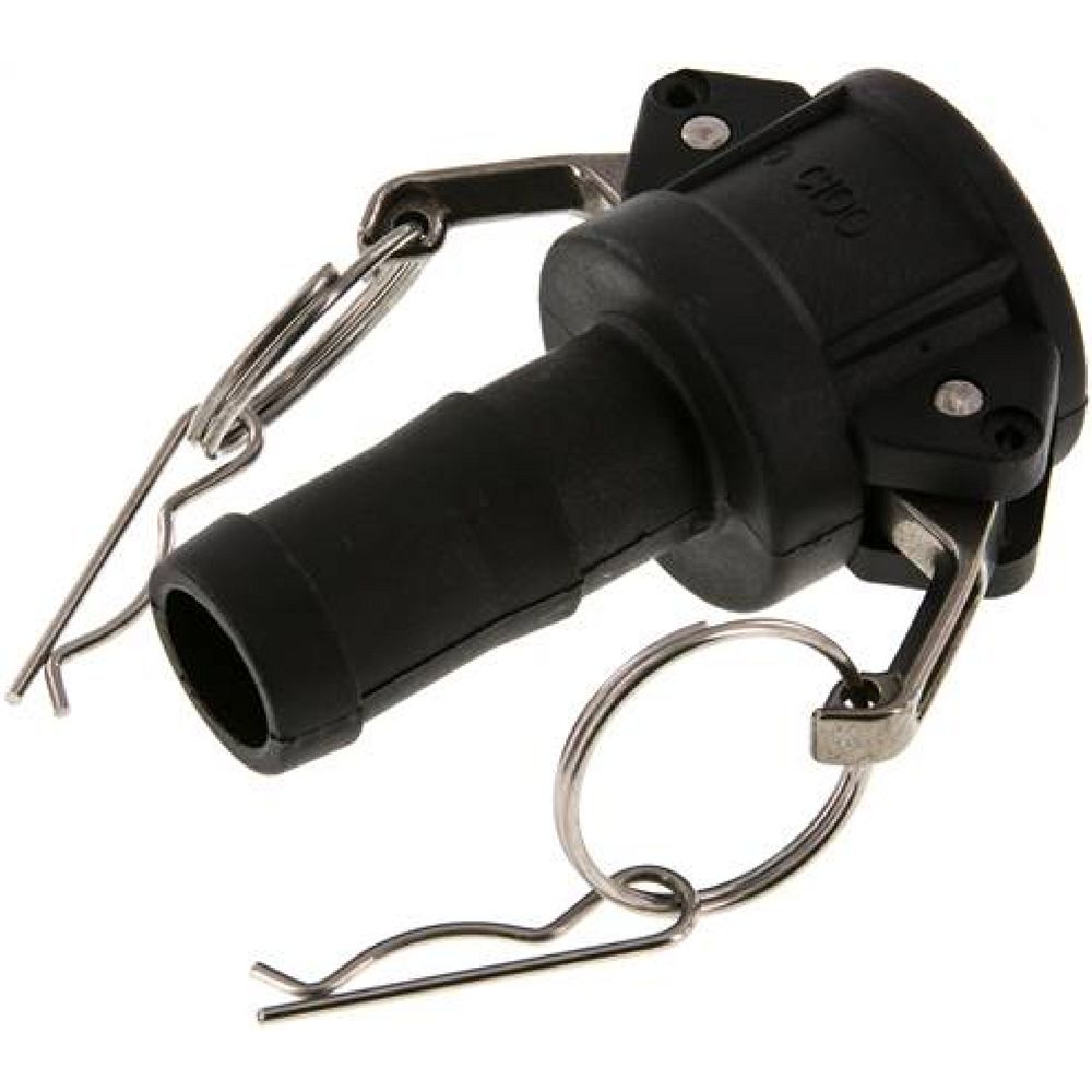 Kamlock-Kupplung (C) 25 (1")mm Schlauch, Polypropylen