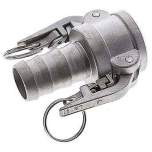 Sicherheits-Kamlock-Kupplung (C) 32 (1-1/4")mm Schlauch, Edelstahl (1.4408)