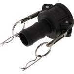 Kamlock-Kupplung (C) 32 (1-1/4")mm Schlauch, Polypropylen