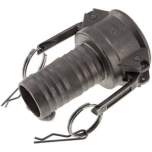 Kamlock-Kupplung (C) 38 (1-1/2")mm Schlauch, Edelstahl (1.4408)