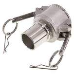 DIN/EN-Kamlock-Kupplung (C/CC) 38 (1-1/2")mm Schlauch, Edelstahl (1.4408)