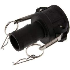 Kamlock-Kupplung (C) 38 (1-1/2")mm Schlauch, Polypropylen