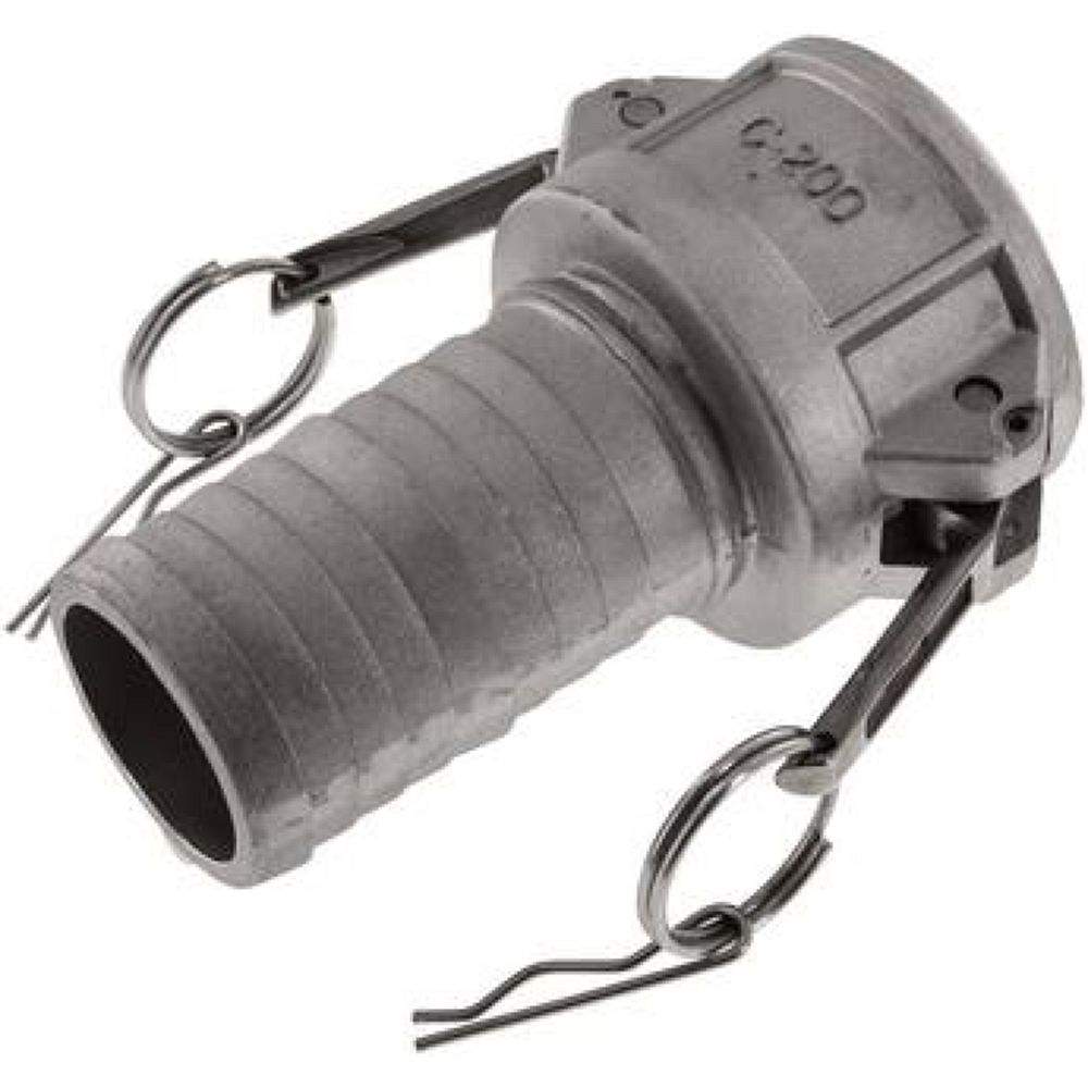 Kamlock-Kupplung (C) 50 (2")mm Schlauch, Aluminium